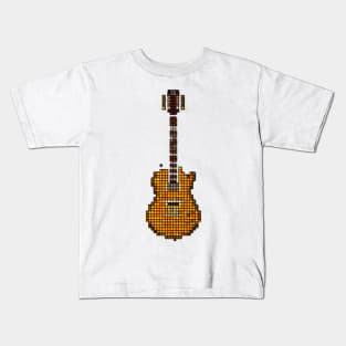 Tiled Rock Battle Gibbons Le Spaul Guitar Upright Kids T-Shirt